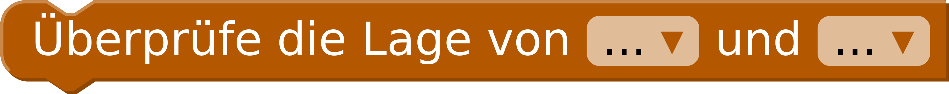 (3) Überprüfe die Lage von ... und ...